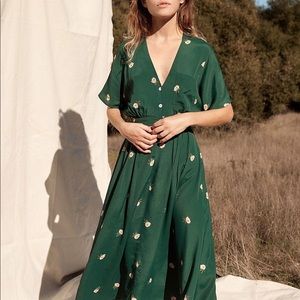 Christy Dawn Emerald Flower Lottie Dress - Petite